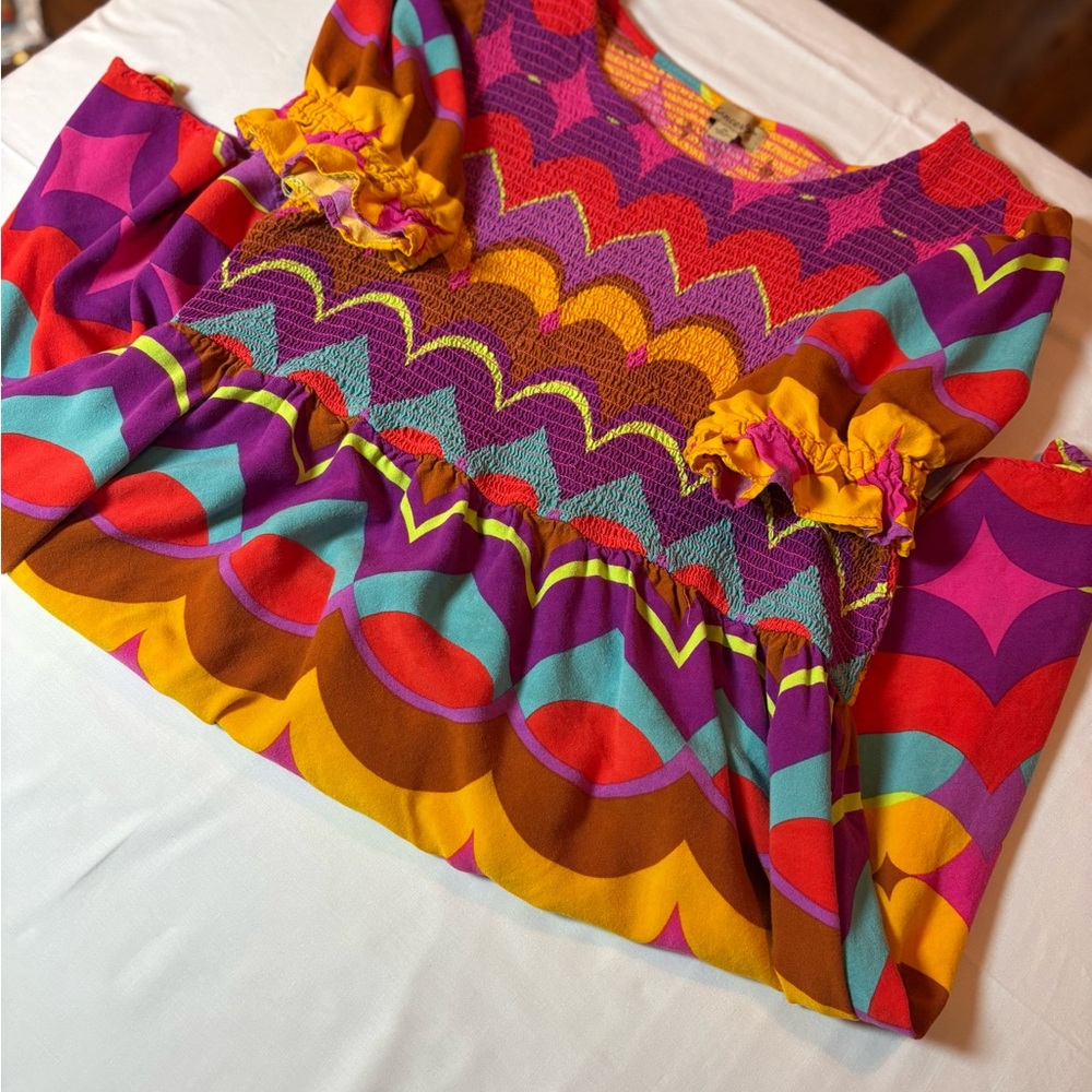 Source Unknown Multicolor Mini Dress - Picture 3 of 5